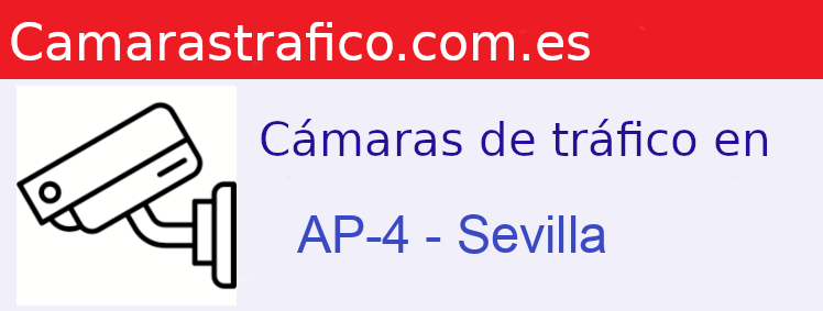 Cámaras dgt en la AP-4 en la provincia de Sevilla